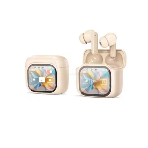 Real-Time Earbuds LED Battery Indicator Non-Noise Cancelling TWS In-Ear Headphones & Earphones