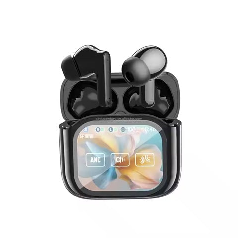 Real-Time Earbuds LED Battery Indicator Non-Noise Cancelling TWS In-Ear Headphones & Earphones